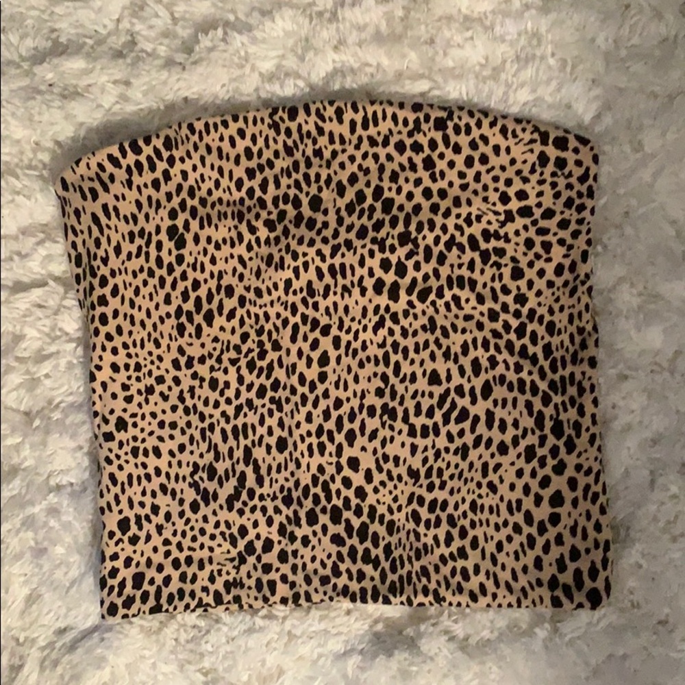 RARE Brandy Melville Cheetah Tube Top❤️ - Picture 2 of 4